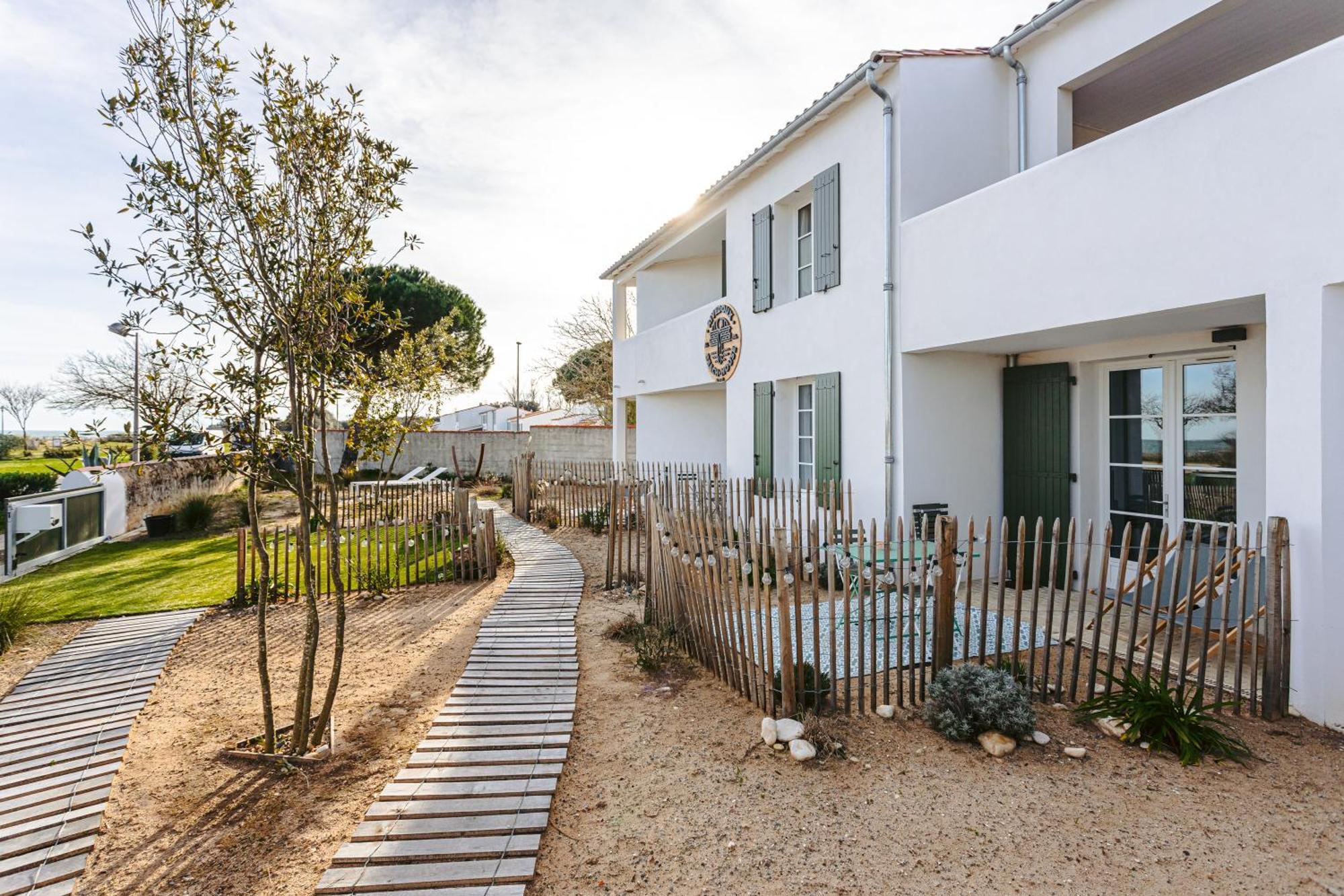 La Plage, T2 Vue Mer Rivedoux-Plage Kültér fotó